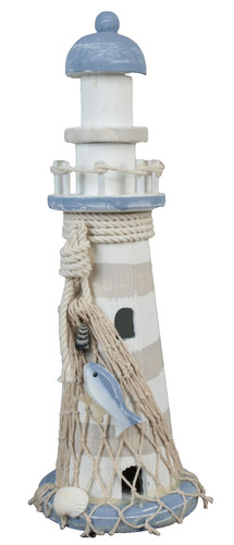 Deko holz leuchtturm 30cm - leuchtturm,