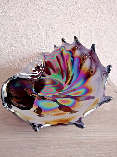 Design glas schale muschel - glas,