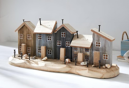Holz deko figur - holz,